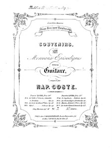 Les soirées d'Auteuil (Evenings in Auteuil), Op.23: Les soirées d'Auteuil (Evenings in Auteuil) by Napoléon Coste