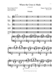 Where the Cross Is Made: Vocal score by Nancy Van de Vate