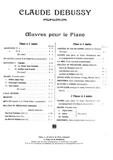 Pelléas et Mélisande, L.88: For piano four hands by Claude Debussy