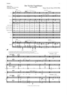 Der Tod des Tagelöhners: Full score by Nancy Van de Vate