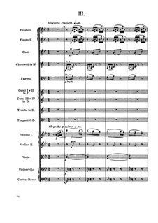 Movement III: Full score by Antonín Dvořák