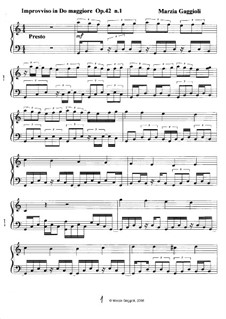 Improvvisos, Op.42: Improvviso No.1 in Do Maggiore by Marzia Gaggioli