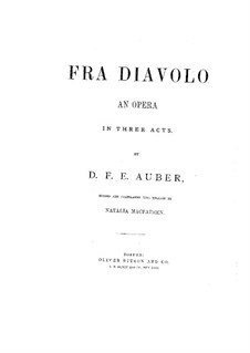 Overture: Piano score by Daniel Auber