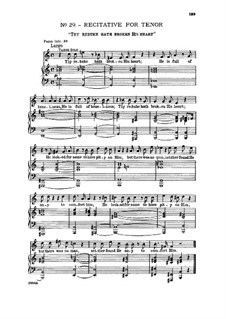 No.30 Behold, and See if There be Any Sorrow: Recitative and aria for tenor by Georg Friedrich Händel