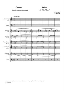 Suite No.1: For wind band by Alexander Bystrov