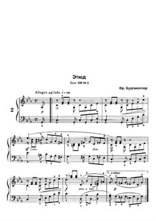 No.2: For piano by Johann Friedrich Burgmüller