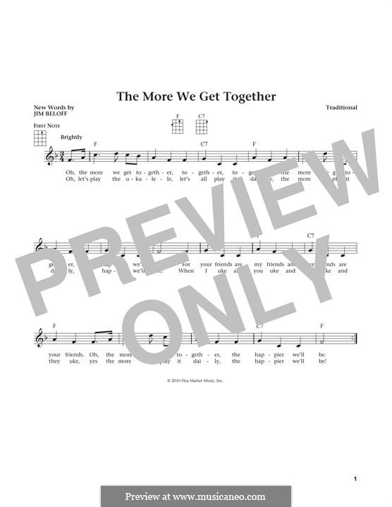 More We Get Together: For ukulele by folklore