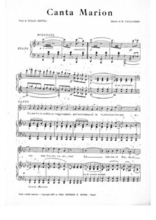Canta Marion: Canta Marion by Ernesto Tagliaferri