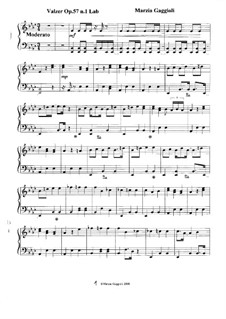 Valzers, Op.57: Valzer No.1 in La Bemolle Maggiore by Marzia Gaggioli