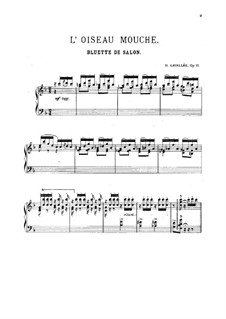 L'oiseau mouche, Op.11: L'oiseau mouche by Calixa Lavallée