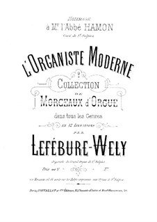 L'organiste moderne: Book X by Louis James Alfred Lefébure-Wély