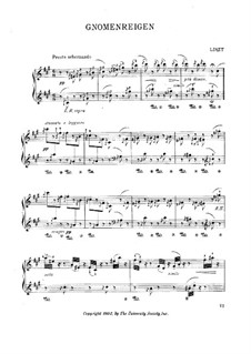 Two Concert Etudes, S.145: No.2 Dance of the Gnomes by Franz Liszt