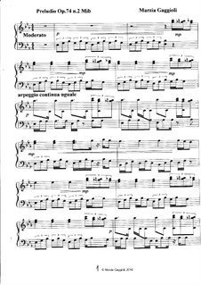 Preludios, Op.74: Preludio No.2 in Mi Bemolle Maggiore by Marzia Gaggioli