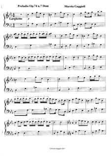 Preludios, Op.74: Preludio No.7 in Do Minore by Marzia Gaggioli