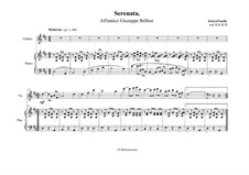 Serenade (Serenata rimpianto): For violin and piano by Enrico Toselli