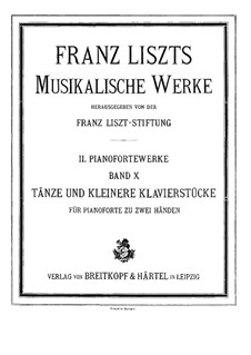 Grand Bravour-Waltz, S.209: For piano by Franz Liszt