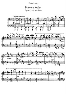 Trois Caprices-Valses, S.214: No.1 Valse de bravoure by Franz Liszt