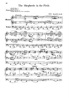 Christi Fødsel (The Birth of Christ), Op.48: No.1 Hyderne paa Marken (The Shepherds in the Field)  by Otto Malling