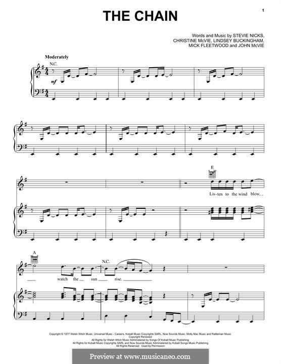 The Chain (Fleetwood Mac) by C. McVie, J. McVie, L. Buckingham, M