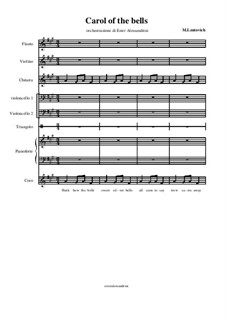 Ensemble version: For octet instruments by Mykola Leontovych