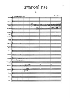 Symphony No.6 'Simple', FS 116: Movement I by Carl Nielsen