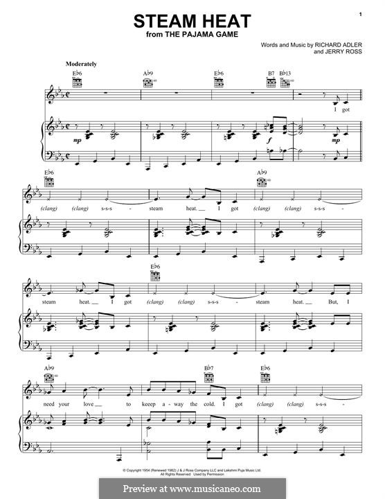 Steam Heat by J. Ross, R. Adler sheet music on MusicaNeo