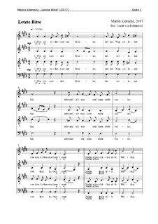 Letzte Bitte (2017): Letzte Bitte (2017) by Martin Klemenz