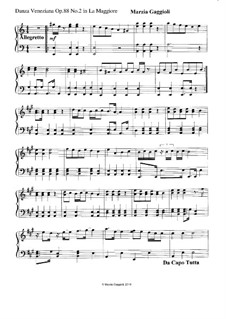 Danza Venezianas, Op.88: Danza Veneziana No.2 in La Maggiore by Marzia Gaggioli