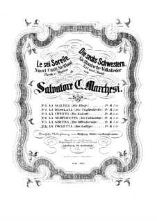 Le sei Sorelle. No.6 'La Folletta': Le sei Sorelle. No.6 'La Folletta' by Salvatore Marchesi