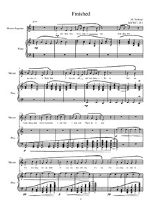 Songs of love for Mezzo and Piano No.6, MVWV 1153: Songs of love for Mezzo and Piano No.6 by Maurice Verheul