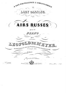 Airs Russes, Op.20: Airs Russes by Leopold de Meyer