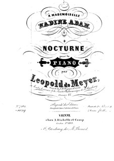 Nocturne in E Major: Nocturne in E Major by Leopold de Meyer