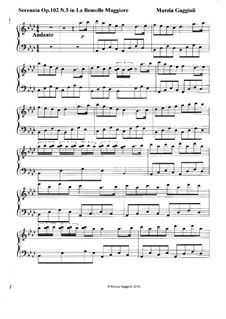 Serenatas, Op.102: Serenata No.5 in La Bemolle Maggiore by Marzia Gaggioli