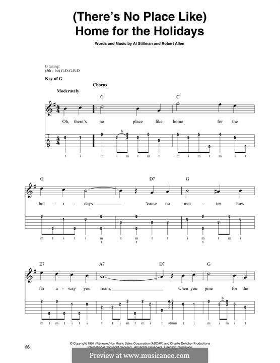Instrumental version: For banjo by Robert Allen