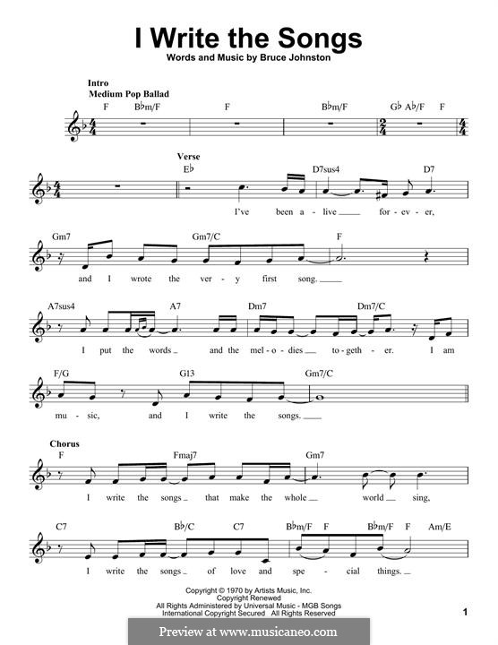 I Write The Songs Barry Manilow