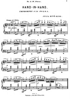 Hand in Hand: For piano by Julie Rivé-King