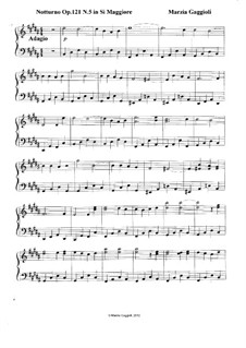 Notturnos, Op.121: Notturno No.5 in Si Maggiore by Marzia Gaggioli