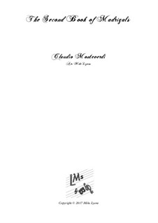 Book 2 (a cinque voci), SV 40–59: Arrangement for quintet instruments by Claudio Monteverdi
