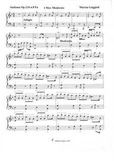 Sinfonia No.8 in Fa Maggiore, Op.124: I. Allegro/ Moderato by Marzia Gaggioli