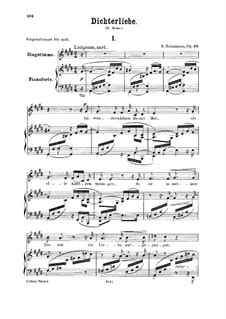 No.1 In Beautiful May: For voice and piano by Robert Schumann