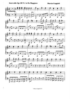 Intervallos, Op.128: Intervallo No.1 in Do Maggiore by Marzia Gaggioli