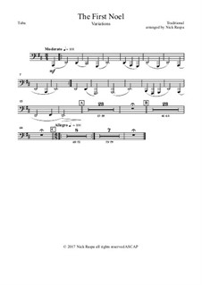 Variations: For full orchestra – tuba part by folklore