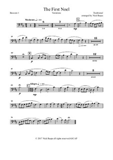 Variations: For full orchestra – bassoon 1 part by folklore