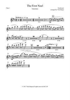 Variations: For full orchestra – flute 1 part by folklore