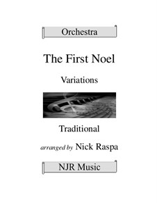 Variations: For full orchestra – score and parts by folklore