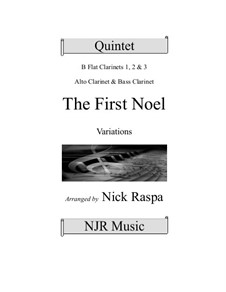 Variations: For clarinet quintet – score and parts by folklore