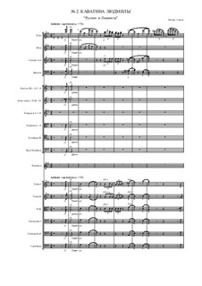 Ludmila's Cavatina: Full score, parts by Mikhail Glinka