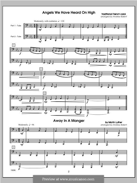 Christmas FlexDuets: Tuba part by Andrew Balent