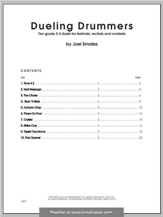 Dueling Drummers: Dueling Drummers by Joel Smales