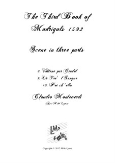 Book 3 (a cinque voci), SV 60–74: Scena 1. Arrangement for quintet instruments by Claudio Monteverdi